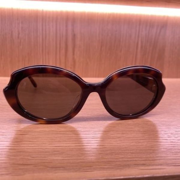 LOEWE☆ミニオーバルスリムサングラス HAVANA