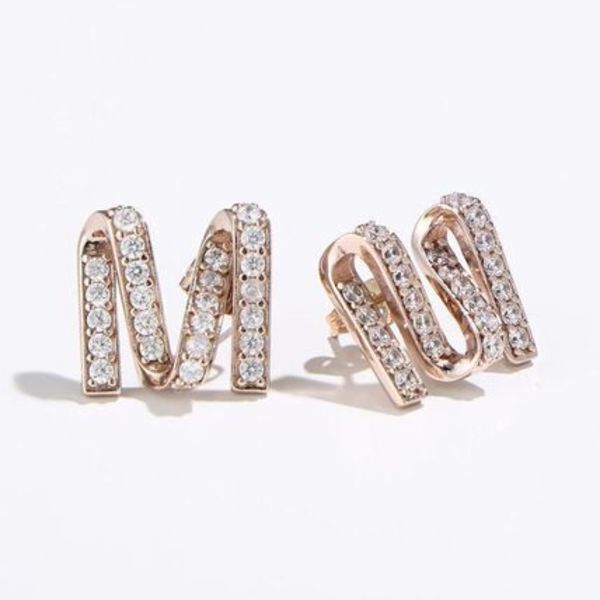 MAX MARA ピアス MGROSGRAINEAR メタル