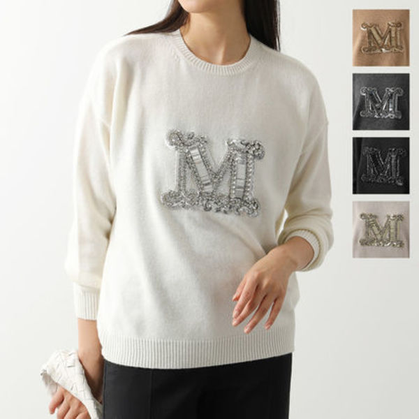 MAX MARA セーター PALATO ニット Mロゴ 長袖