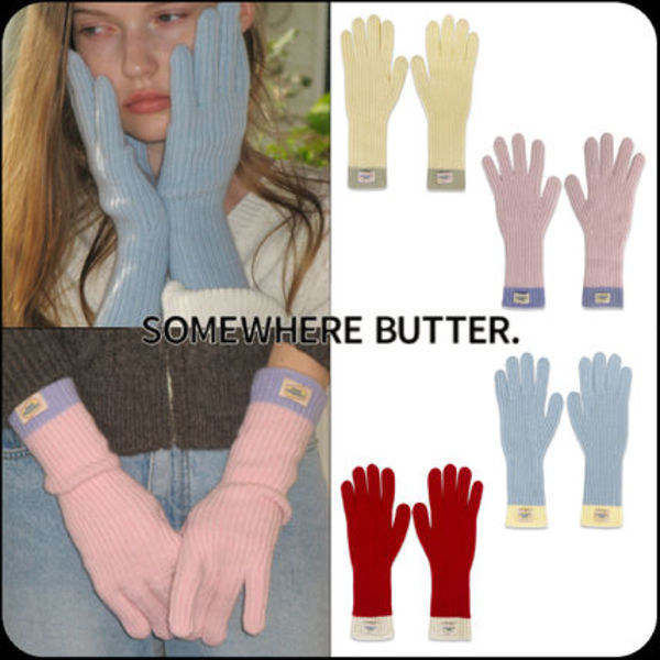 [SOMEWHERE BUTTER]★butter cashmere gloves
