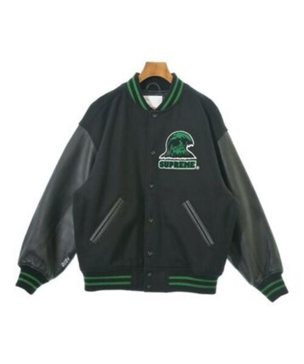 Supreme シュプリーム スタジャン 黒 S 3303325G0472