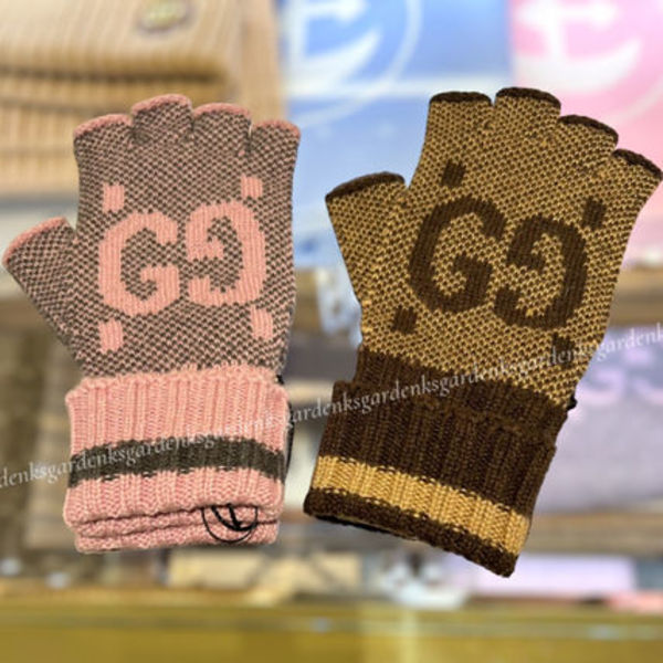 すぐ届く!GUCCI GG カシミア フィンガーレスグローブ 手袋