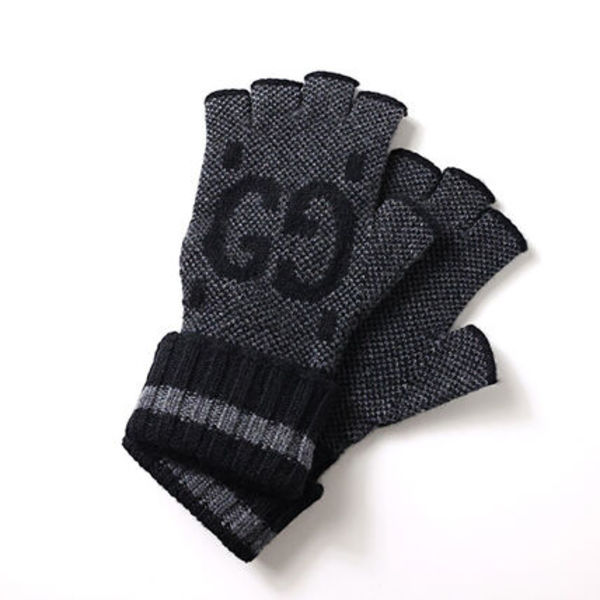 GUCCI 手袋 GG カシミヤ フィンガーレスグローブ 726586 3G344