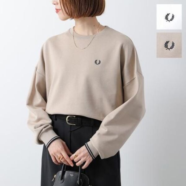 FRED PERRY スウェットシャツ Tipped Sweatshirt G1148