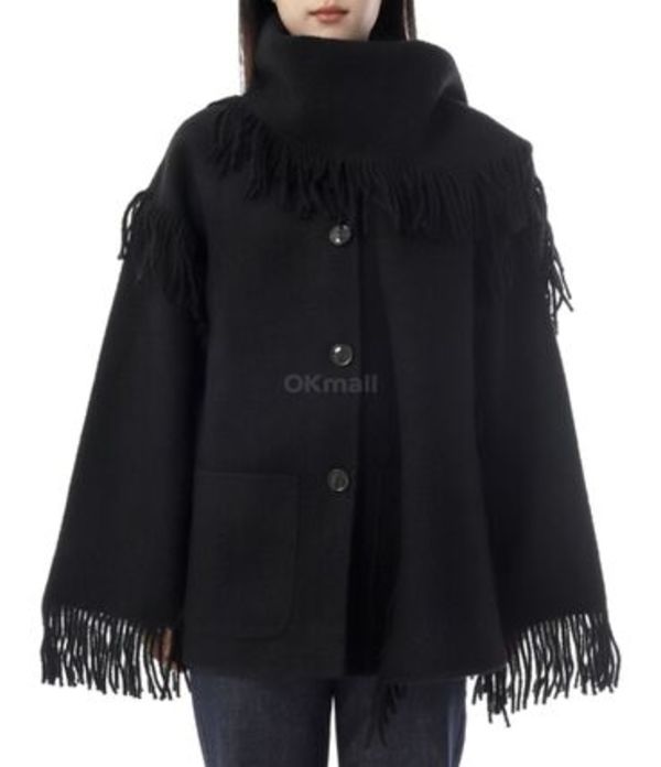 TOTEME|JACKETS (Fringed Scarf Jacket (254-WRO0242-FB047