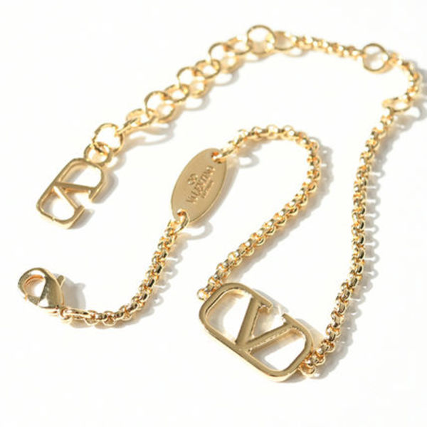 【国内即発】VALENTINO Vロゴ シグネチャー メタル ブレスレット