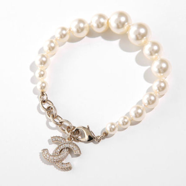 CHANEL ブレスレット A86499 Y09902 パール ラインストーン