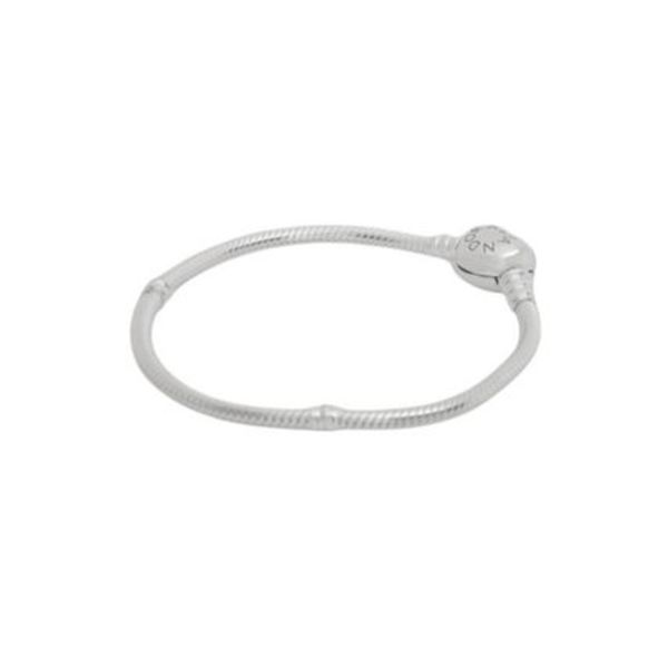 PANDORA Moments Heart & Snake Chain ブレス 17cm 590719-17