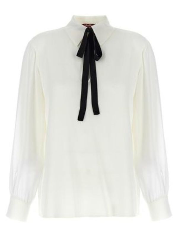 Max Mara Studio Ubicato ウビカート ピュア シルク ブラウス