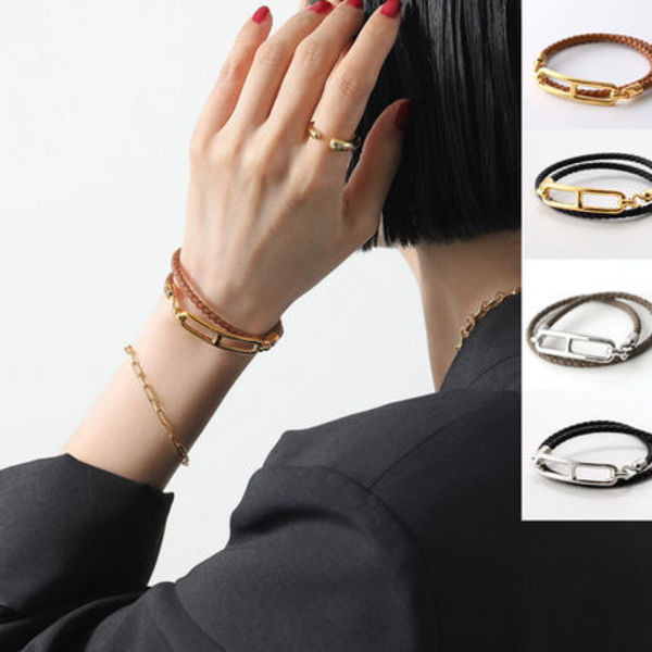 HERMES ブレスレット ルリ ダブル ドゥブル・トゥール 071727F