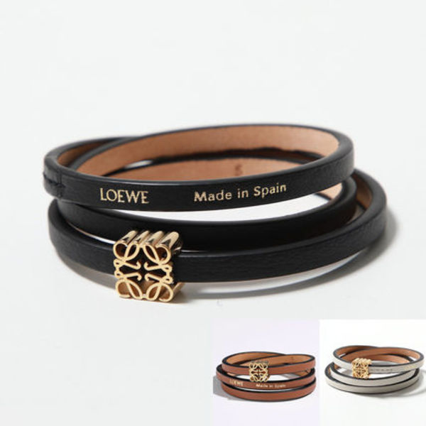 LOEWE ブレスレット J920240X17 アナグラム ツイスト バングル