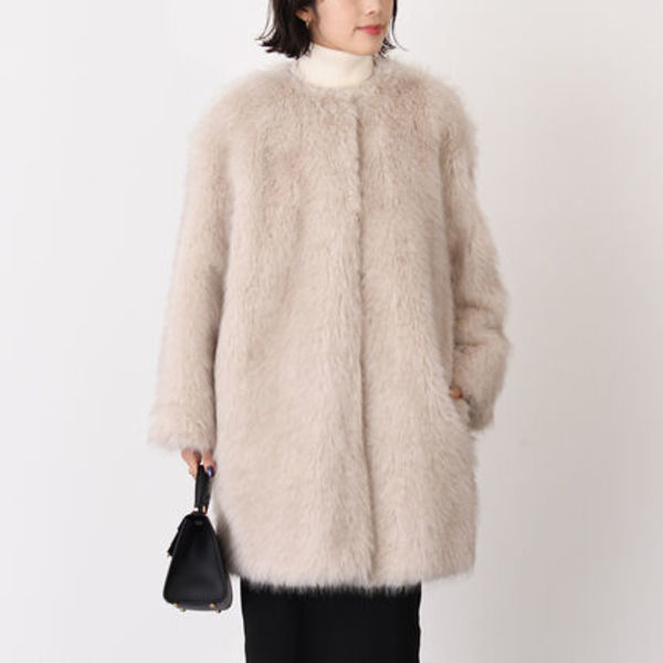 【国内即発】Max Mara Studio EROS エコ ファー コート