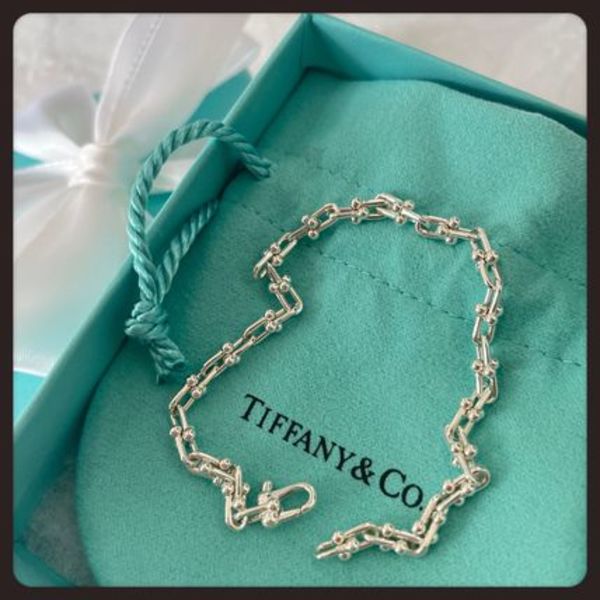 【Tiffany】マイクロ リンク シルバーブレスレット