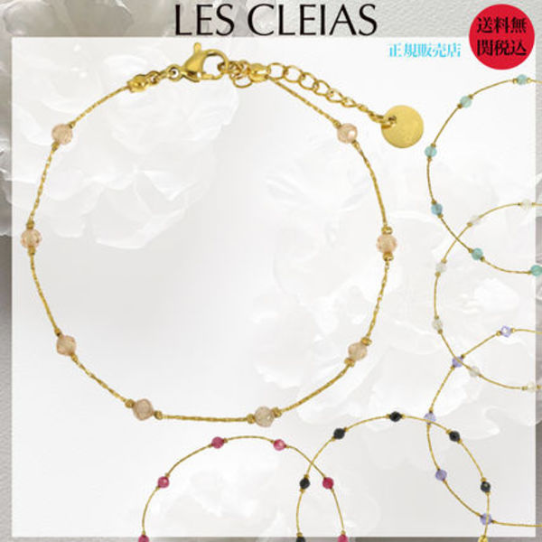 【LES CLEIAS】BIBIクリスタルビーズのブレスレッド★正規販売店