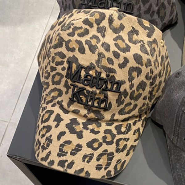 ★Matin Kim★MATIN LEOPARD VOLUME LOGO BALL CAP