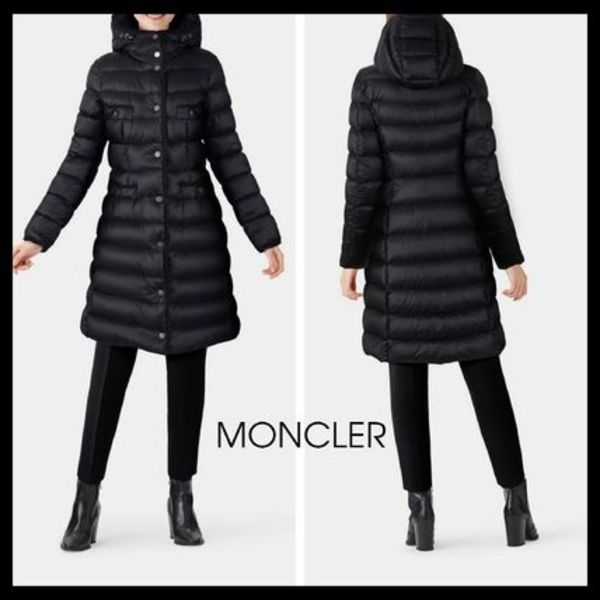 【MONCLER】直営/正規店 Hirma Long Down ジャケット BLACK