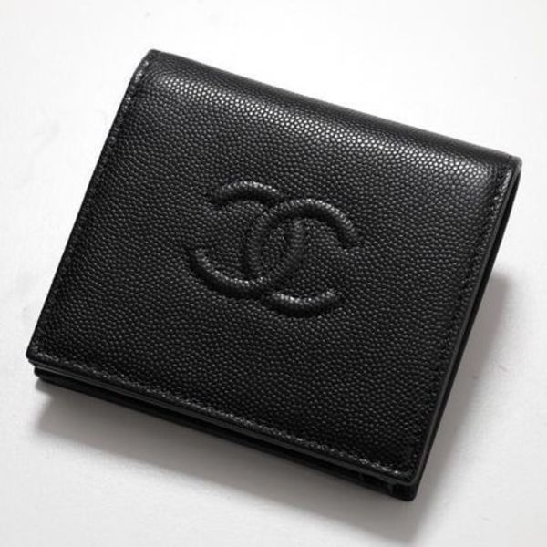 CHANEL 二つ折り財布 AP4656 B20633 ココマーク