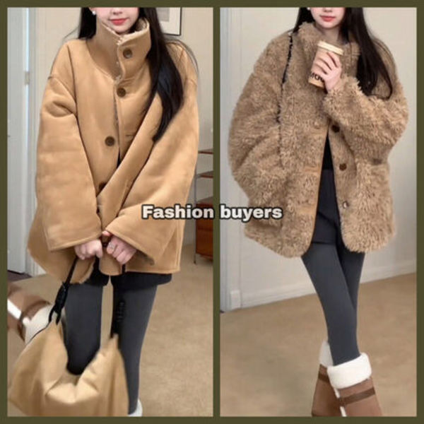 コート リバーシブル ジャケット ムートン スウェード 両面