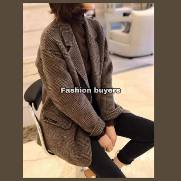 ウール ミドル ハーフ コート ダブル ジャケット 上着 ミモレ