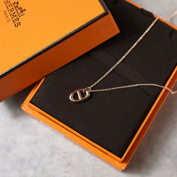 HERMES ネックレス Farandole シェーヌダンクル K18PG H108615B