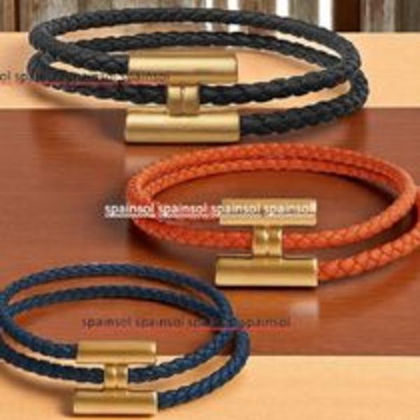 4色展開【HERMES】レザーブレスレット《トゥルニ》トレッセ♪
