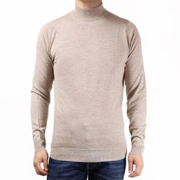 JOHN SMEDLEY セーター ウール モックネック 30G ハイゲージ