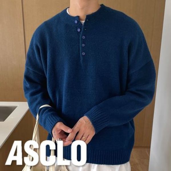 At Henry Neck Knit (9color)