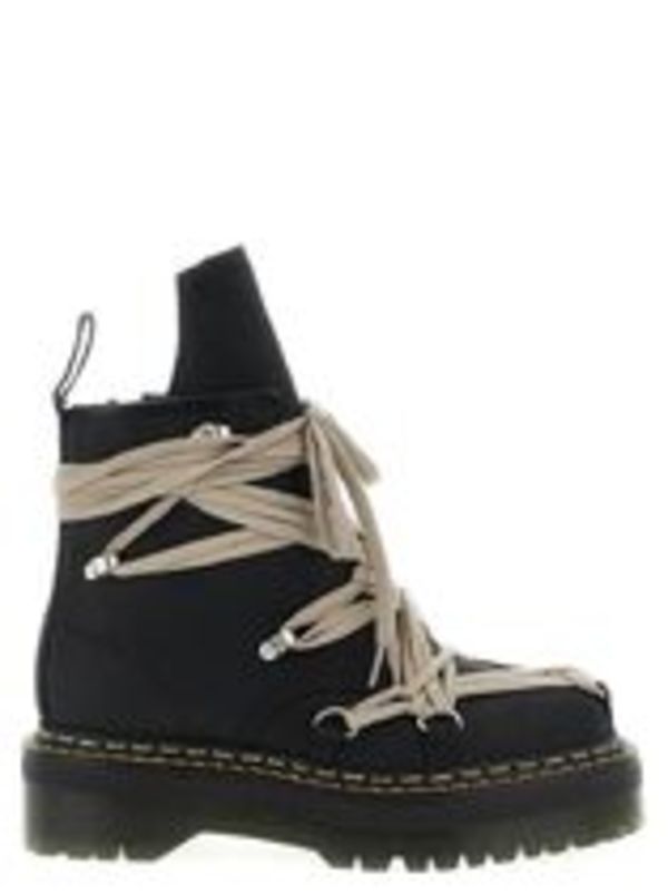 DR. MARTENS X RICK OWENS 1460 Megalace combat boots