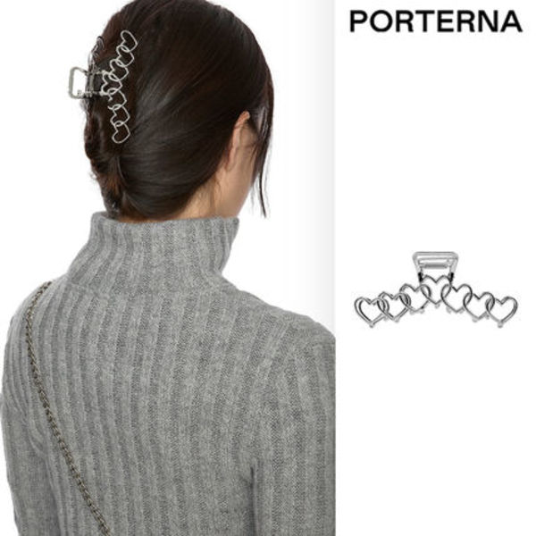 【PORTERNA】High Teen Heart Hair Claw