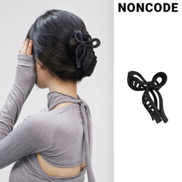 【NONCODE】Grayish Ribbon Hair Clip