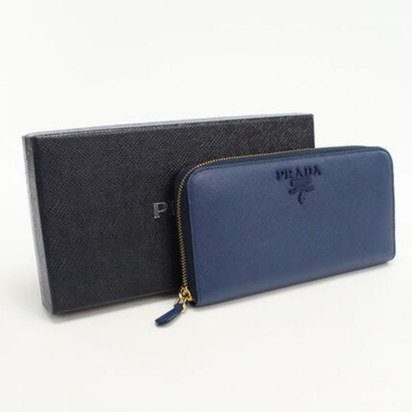 PRADA 長財布ラウンドファスナー【ランク:A】