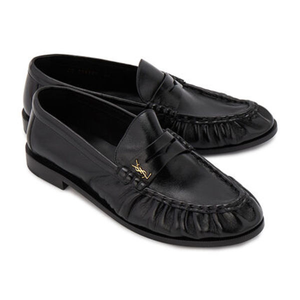 SAINT LAURENT PARIS メンズ ローファー 775867 AA00K 1000