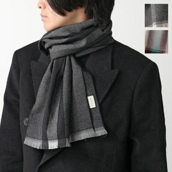 GUCCI マフラー 387574 4G200 ウール ストール