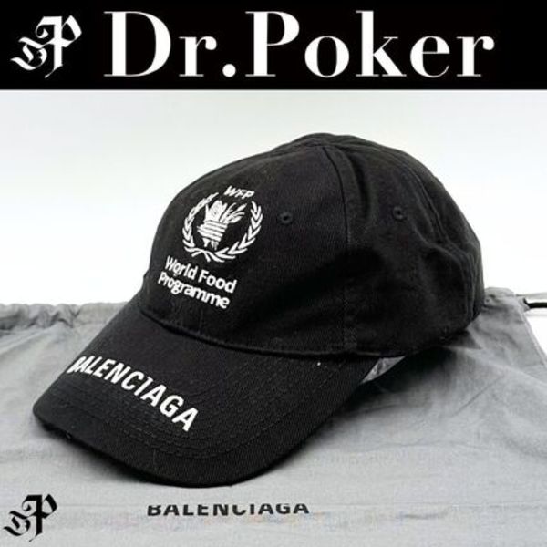 【美品】Balenciaga WFP ロゴ キャップ