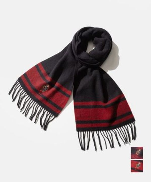 POLO RALPH LAUREN woven holiday bear scarf PC1456 マフラー
