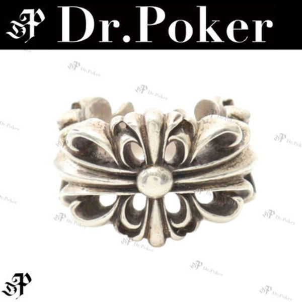 定番!!【Chrome Hearts】フローラルクロス リング