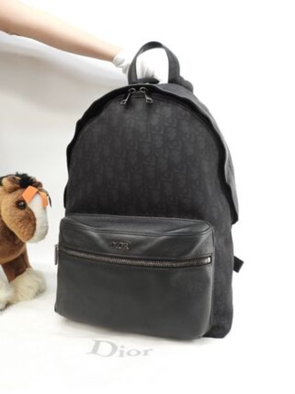 クリスチャンディオール バックパック Rider トロッター黒
