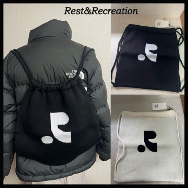 人気【REST&RECREATION】RR JACQUARD STRING BACKPACK