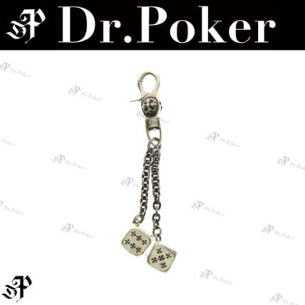 激レア【Chrome Hearts 】ダブルダイス キーチェーン
