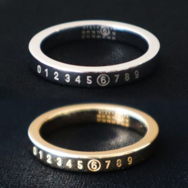 エムエムシックス MM6 Numeric ミニマル シグネチャー リング