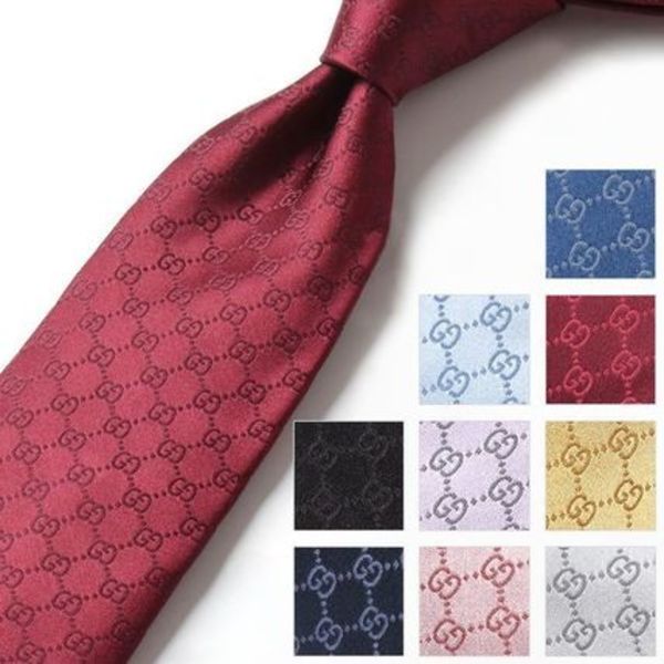 GUCCI シルクネクタイ 456520 4B002 イタリア製 GGロゴ