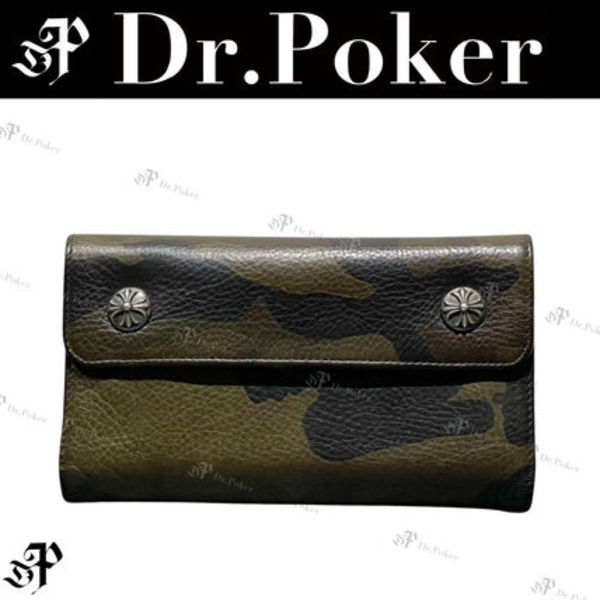 希少モデル【Chrome Hearts】ウェーブ ロング ウォレット