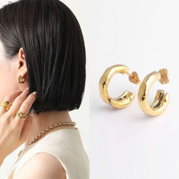 GOOSSENS PARIS ピアス Lutece GOOH23EA03 フープ スタッド