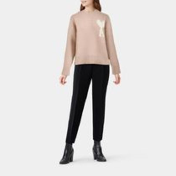 関税込 AMI DE COEUR アルパカブレンド クルーネックセーター