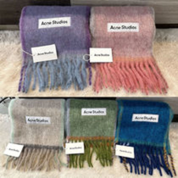 ACNE STUDIOS|モヘアウールフリンジスカーフ CA0290