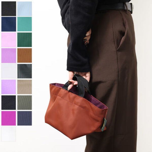 Herve Chapelier エルベシャプリエ ナイロン舟形トートS ハンドバッグ レディース