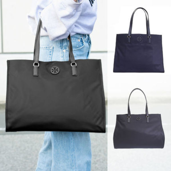 TORY BURCH トリー ELLA NYLON トート バッグ【送料0/国内即発】