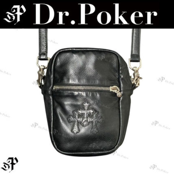 【Chrome Hearts】セメタリー クロス パッチ ショルダーバッグ