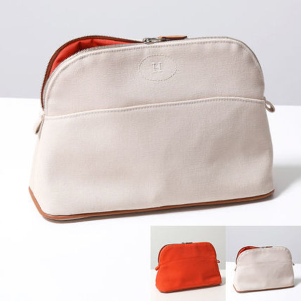 HERMES ポーチバッグ ボリード Bolide MM トワルアッシュ