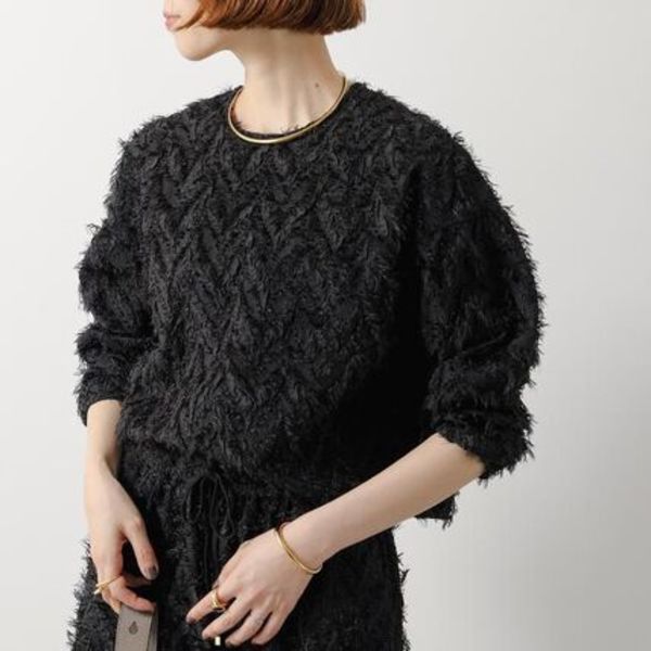 PASSIONE ブラウス 546936 長袖 フリンジ